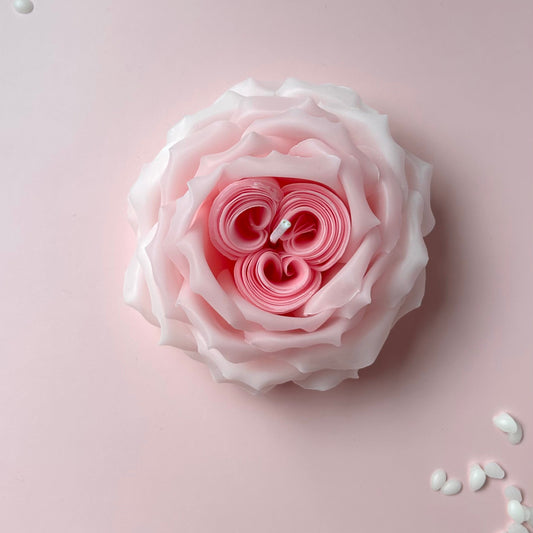 Rose Aurea - Rosenkerze mit Twist