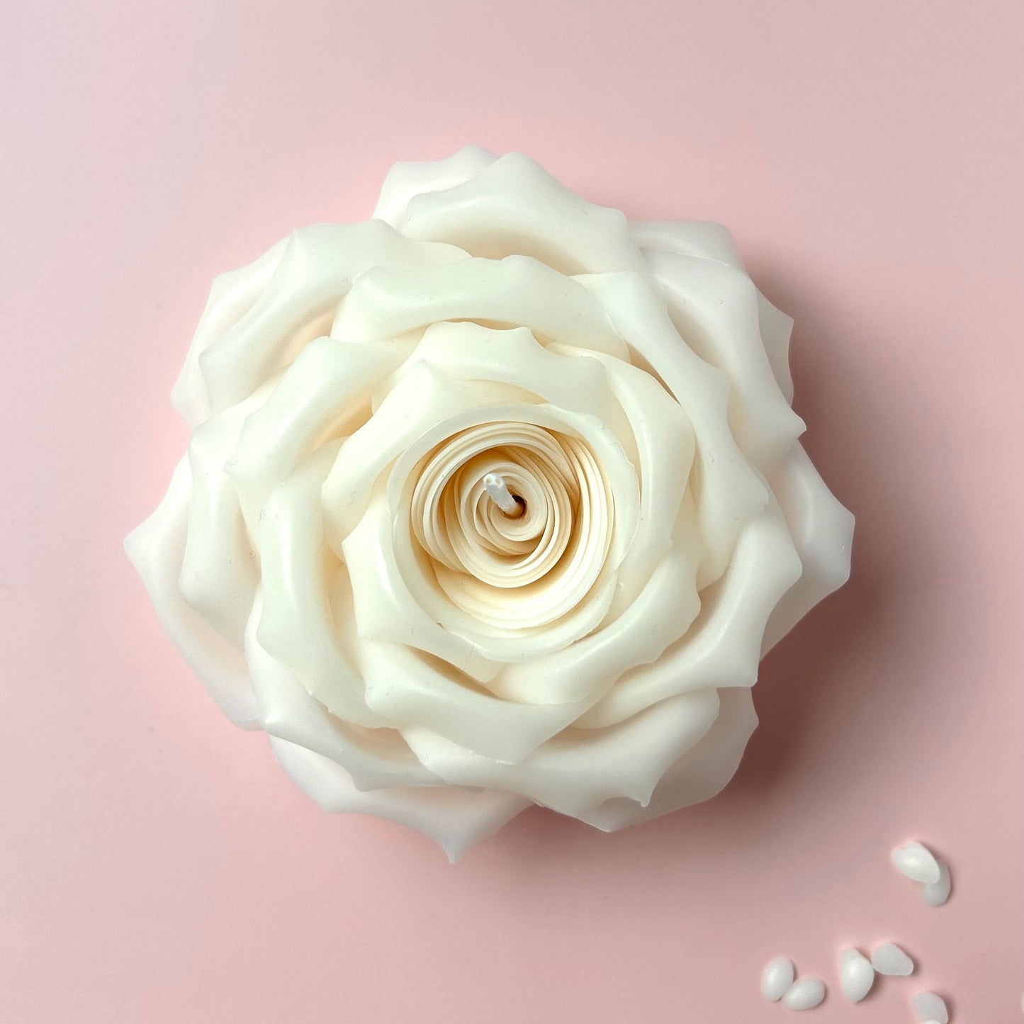 Rose Amelie - Klassische Rosenkerze